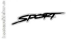 Sport - Schriftzug