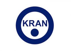 Kranhaken dunkelblau - 6er Set auf transparenter Folie