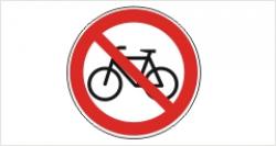 Verbot für Radfahrer